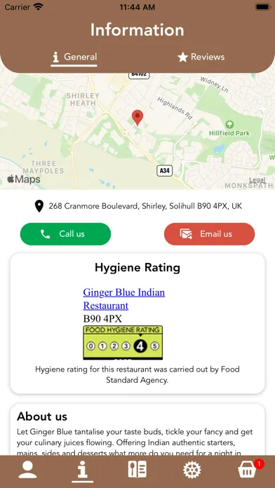 Ginger Blue Restaurant স্ক্রিনশট