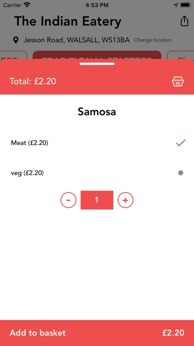 The Indian Eatery سکرین شاٹس