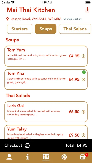 Screenshot di Mai Thai Kitchen