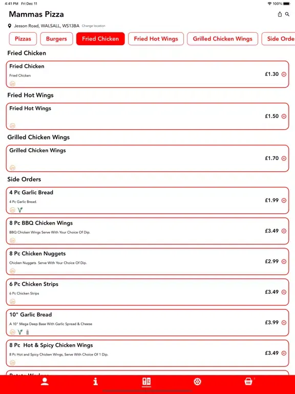 تصاویر Mammas Pizza Forest Hill iPad 