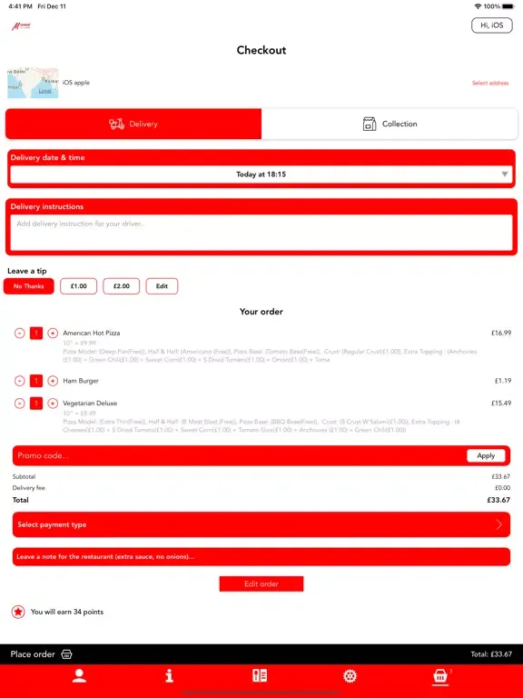 تصاویر Mammas Pizza Forest Hill iPad 