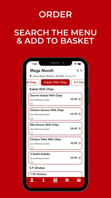 Capturas de tela do Mega Munch Walsall