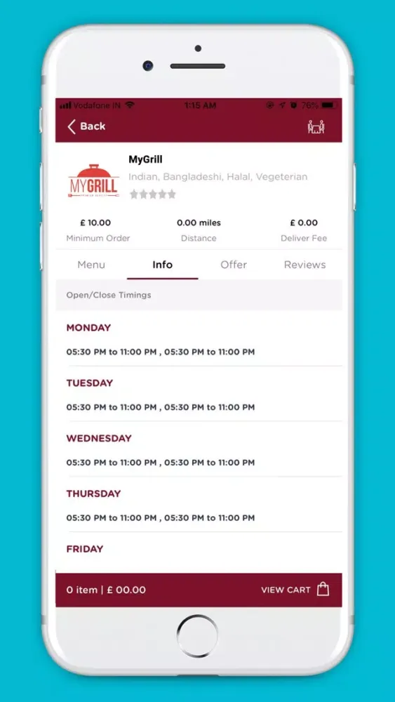 Скриншоты MyGrill