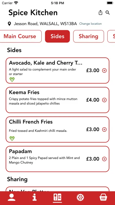 Spice Kitchen Essex Screenshots