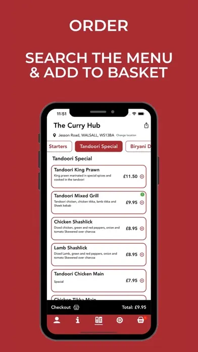 Captures d'écran de The Curry Hubs Falmouth