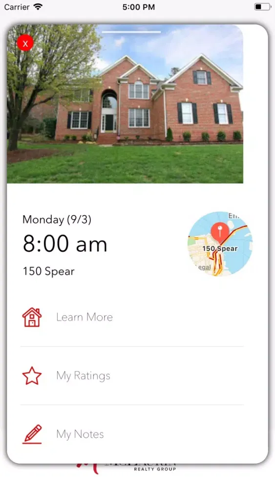 Captures d'écran de MRG App