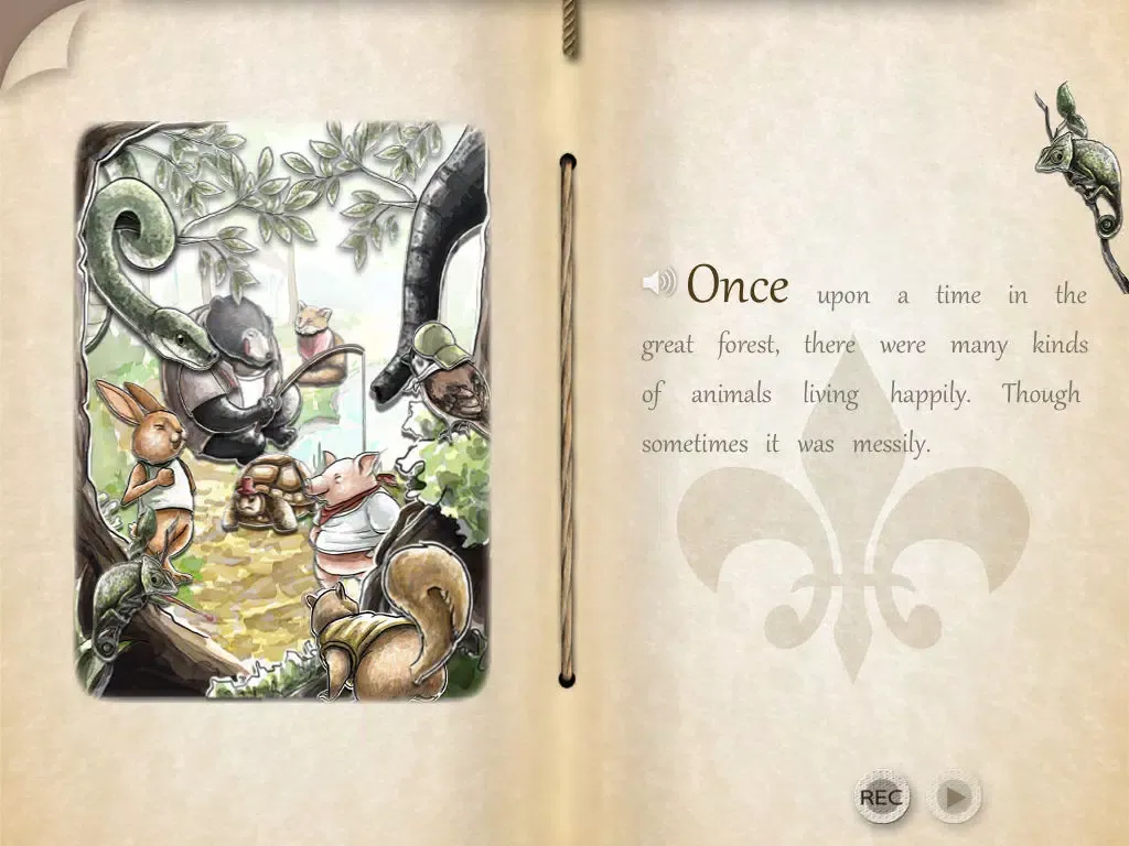 ภาพหน้าจอของ The Tortoise and The Rabbit. iPad 