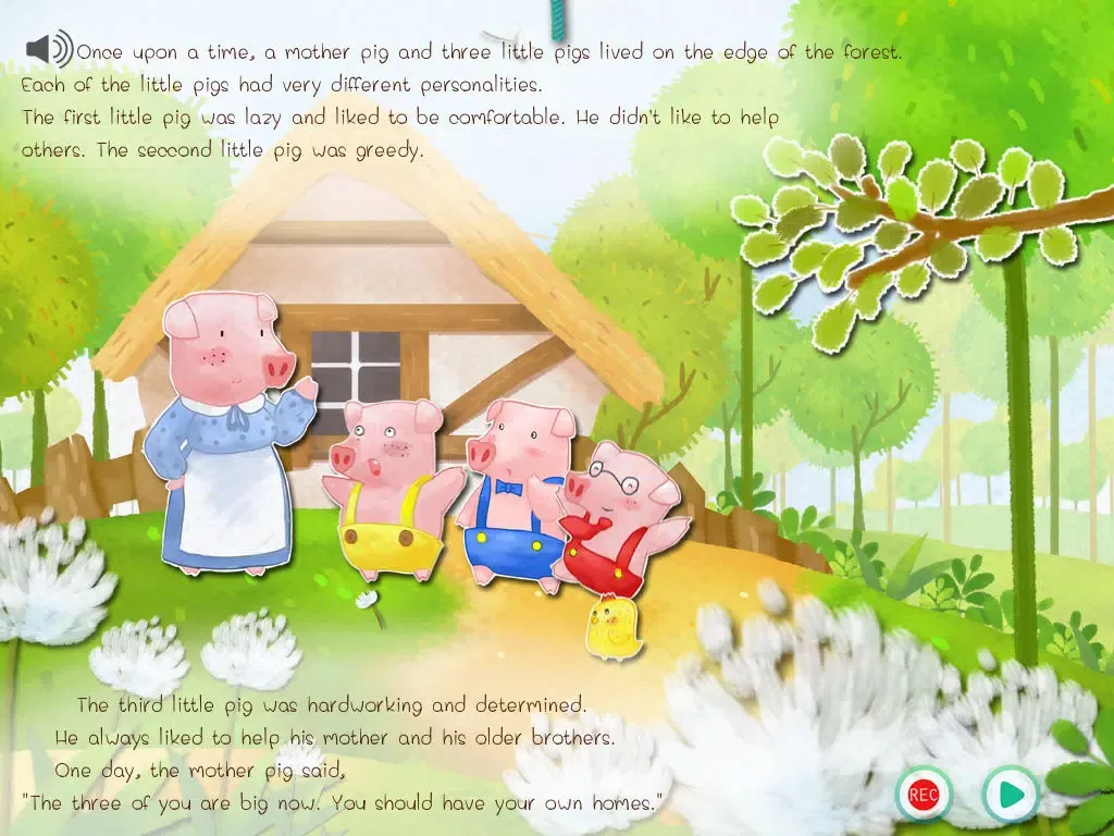 The Three Little Pigs. iPad  سکرین شاٹس