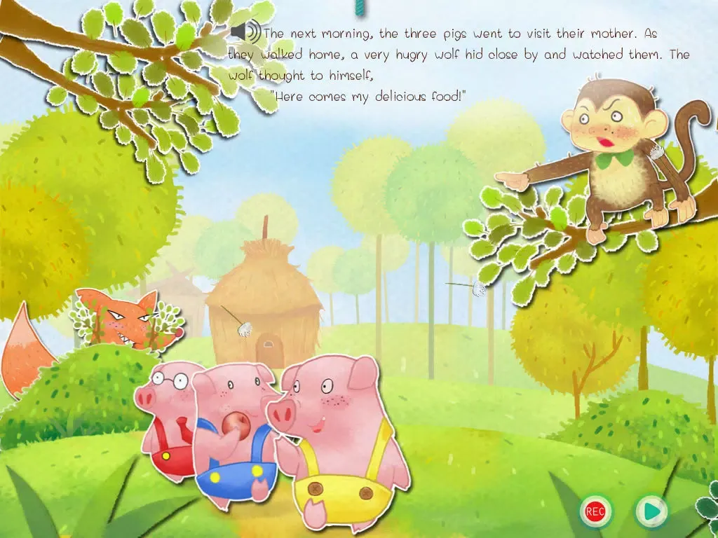 The Three Little Pigs. iPad  سکرین شاٹس
