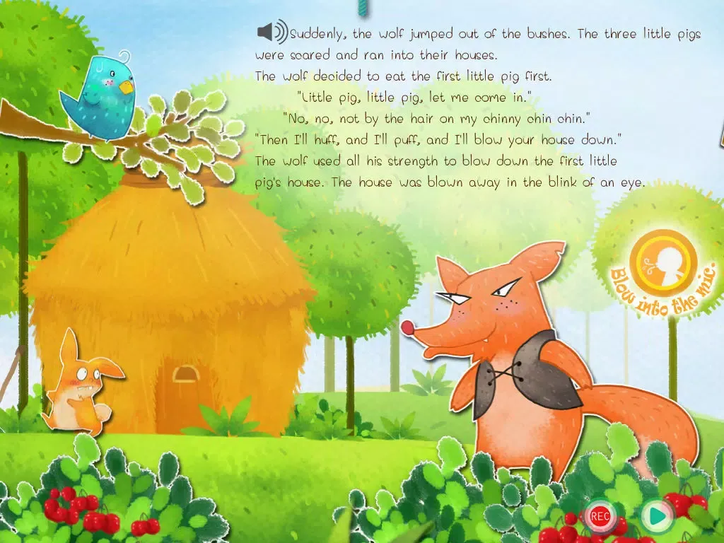 The Three Little Pigs. iPad  سکرین شاٹس