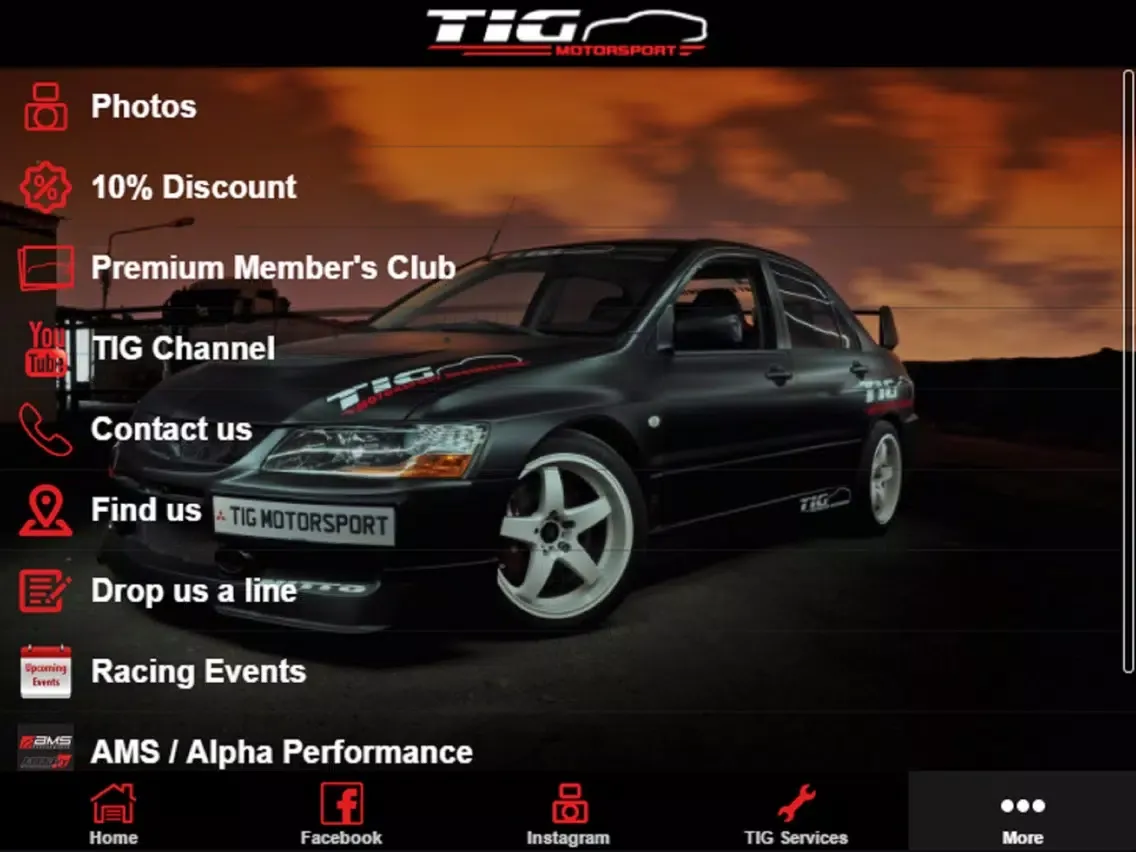 Скриншоты TIG Motorsport Engineering iPad 