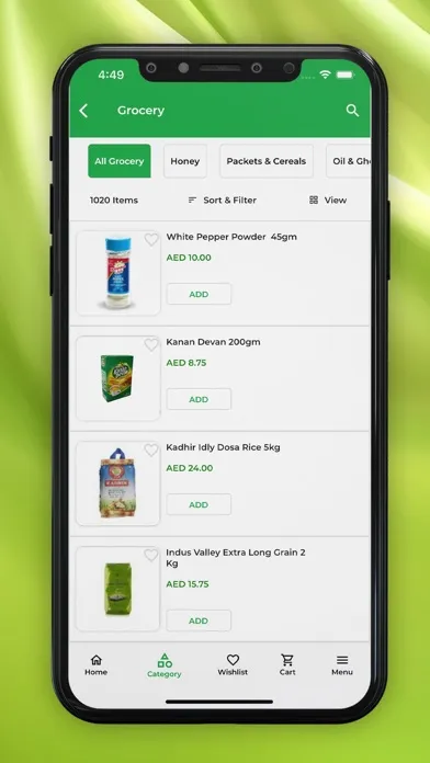 Greenbelt Online Supermarket Ekran Görüntüleri