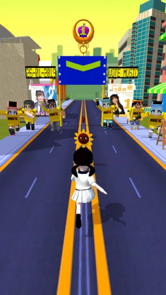 Ảnh chụp màn hình của Run Music 3D - Super Idol Dash