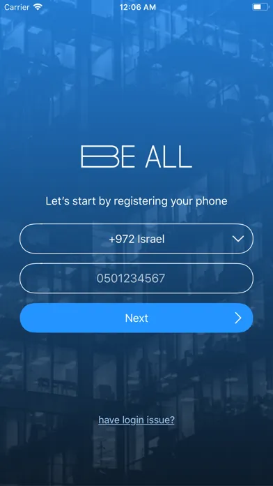 BE ALL Access Screenshots