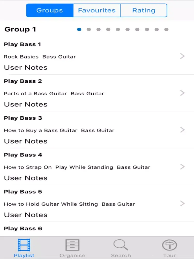 Play Bass iPad  스크린샷