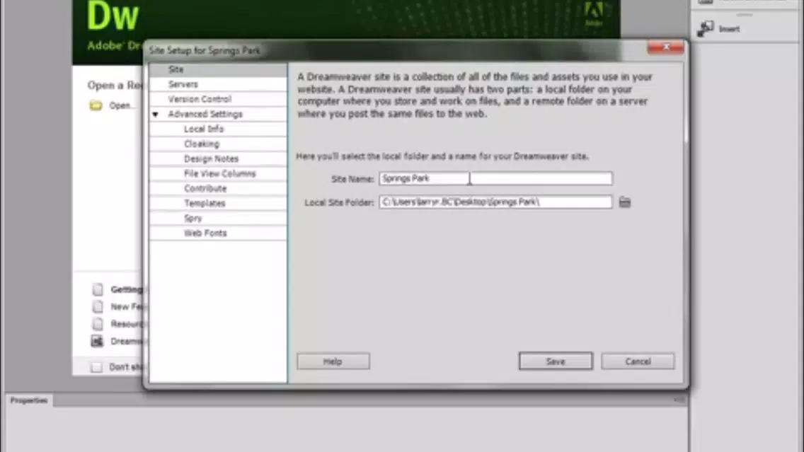 Tangkapan skrin Easy To Use Adobe Dreamweaver Edition