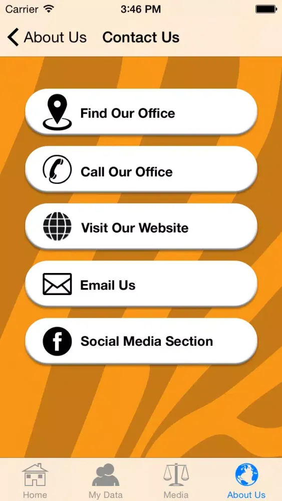Law Tigers Mobile App Screenshots
