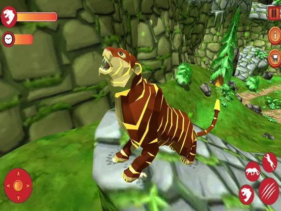ภาพหน้าจอของ King Tiger Quest Wildcat Game iPad 