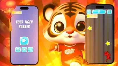 ภาพหน้าจอของ Your Tiger Runner