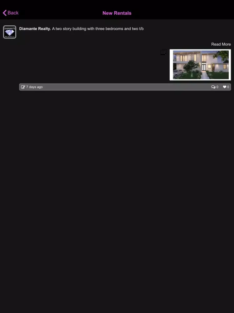 Captures d'écran de Diamante Realty iPad 