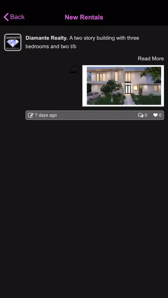 Captures d'écran de Diamante Realty