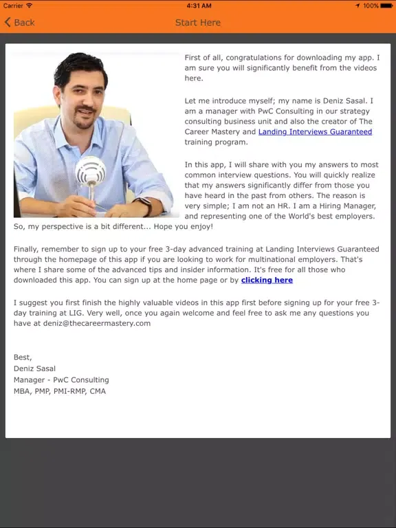 Interview Questions & Answers iPad 應用截圖