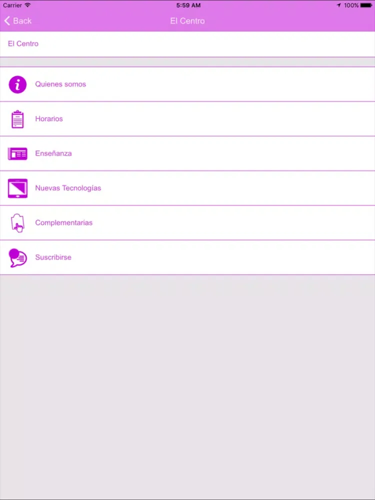 ceip alicia de larrocha iPad  سکرین شاٹس