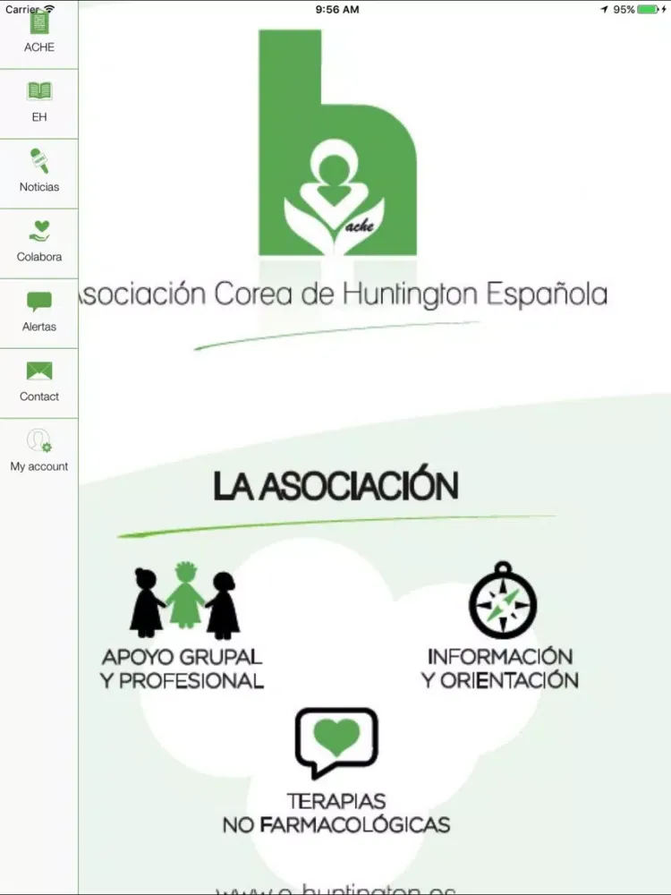 Asociación Corea Huntington iPad 应用截图