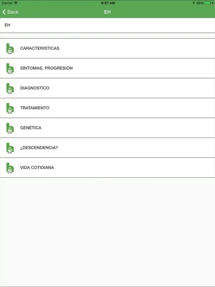 Asociación Corea Huntington iPad 应用截图