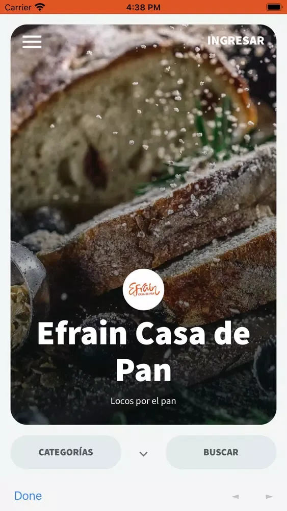 Tangkapan layar Efrain Casa de Pan