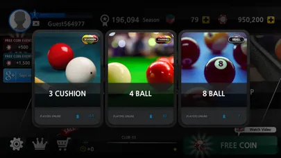 Captures d'écran de World Championship Billiards