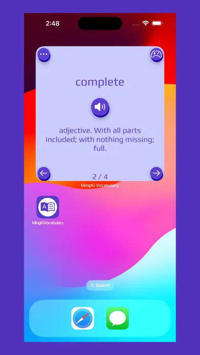 Capturas de pantalla de MingKi Vocabulary Games