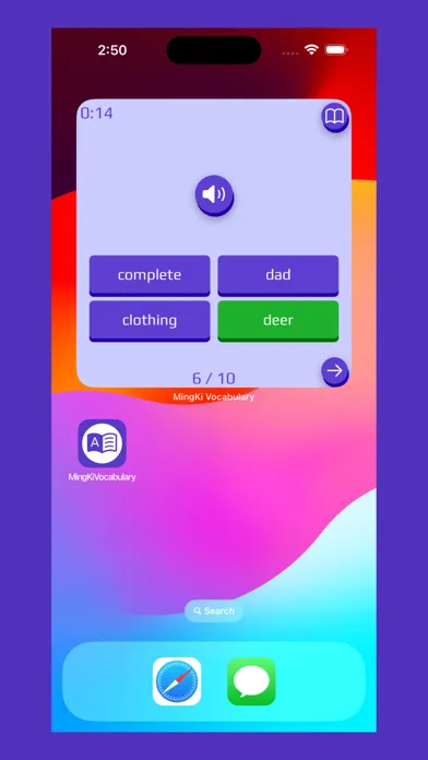 Capturas de pantalla de MingKi Vocabulary Games