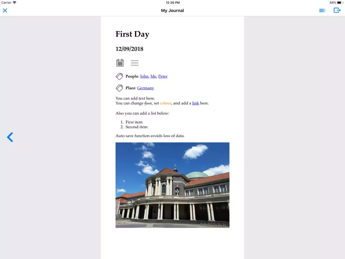 ภาพหน้าจอของ Ching - Journal Book Builder iPad 