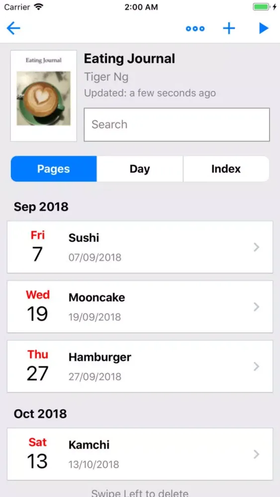 ภาพหน้าจอของ Ching - Journal Book Builder