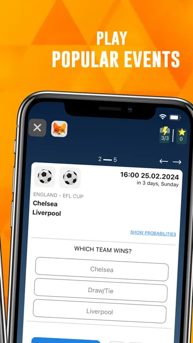 Capturas de pantalla de FoxCast: Sport Prediction Game