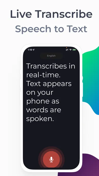 Transcribe Voice To Text Deaf स्क्रीनशॉट