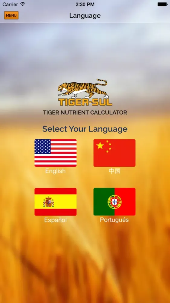 Capturas de pantalla de TigerSul Crop Nutrient Calculator