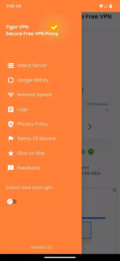 Tiger VPN - Secure VPN Proxy Screenshots