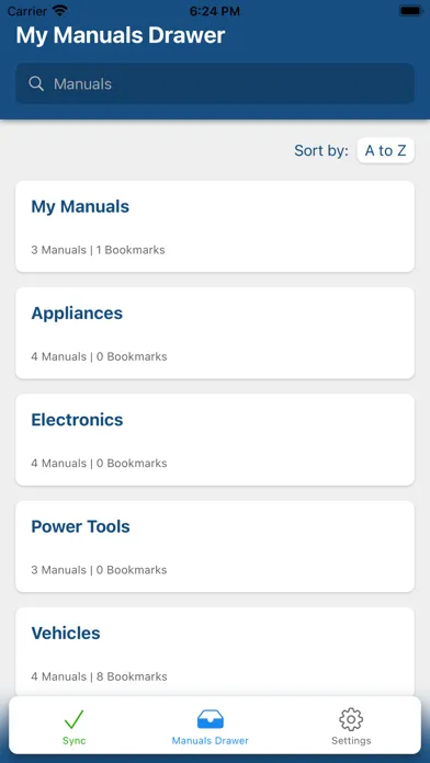 FreshManuals سکرین شاٹس