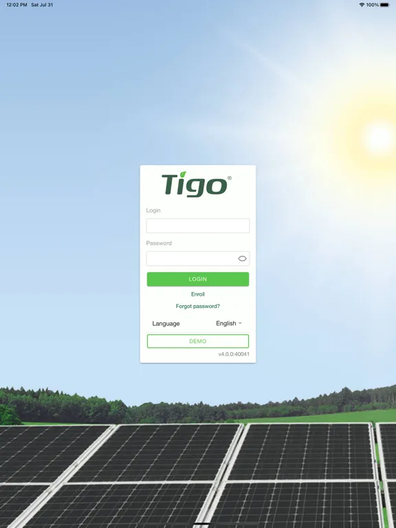 Tigo Energy Intelligence iPad  Screenshots