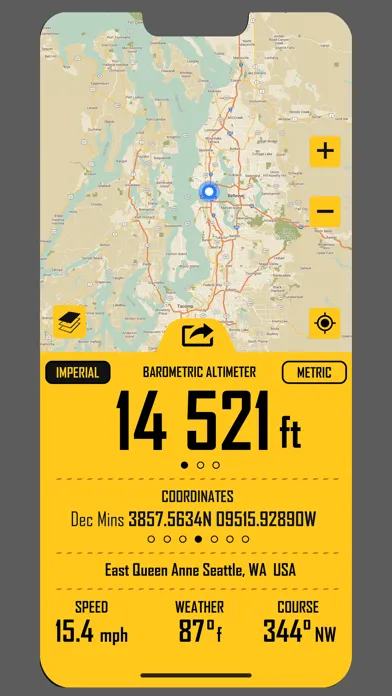 Altimeter Just Altitude Ekran Görüntüleri