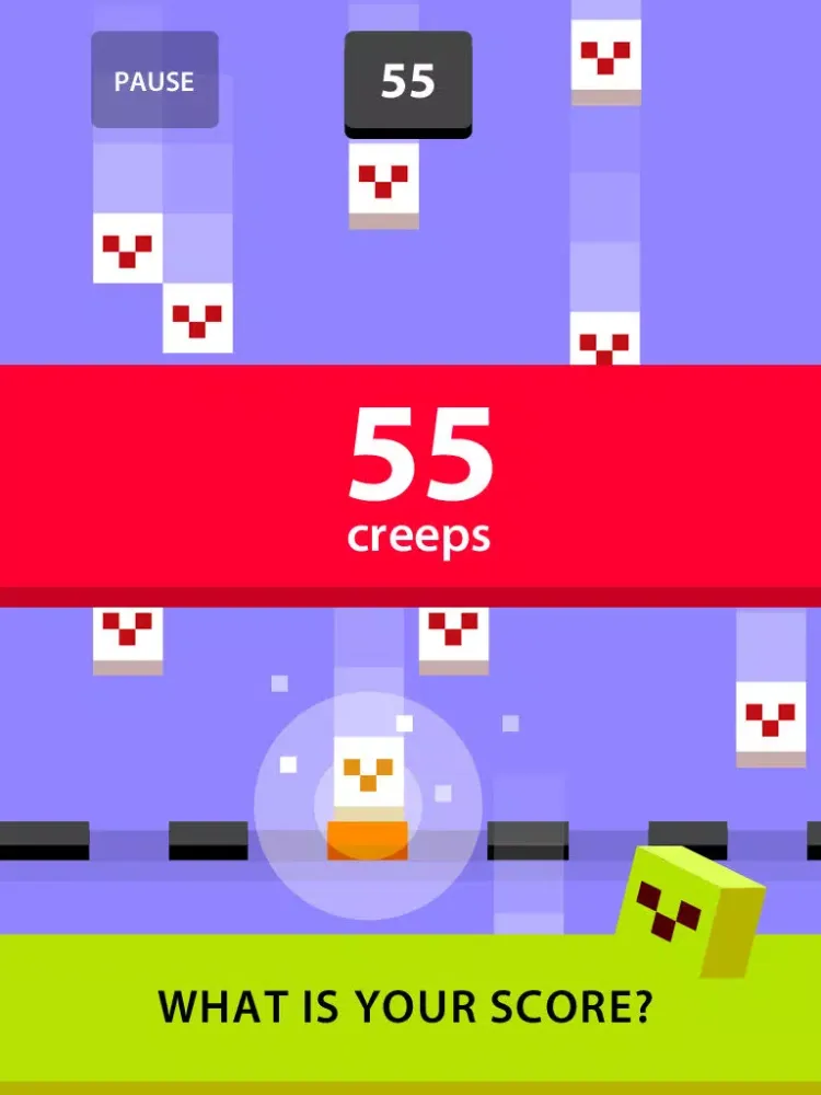 Tangkapan skrin Don't Stop the Creeps iPad 