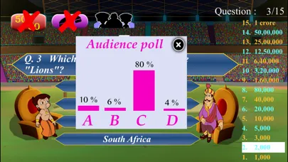 Ảnh chụp màn hình của Cricket Quiz with Bheem
