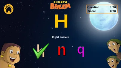Words and Alphabets Game with Bheem Screenshots