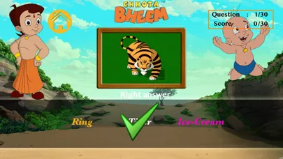 Words and Alphabets Game with Bheem Screenshots