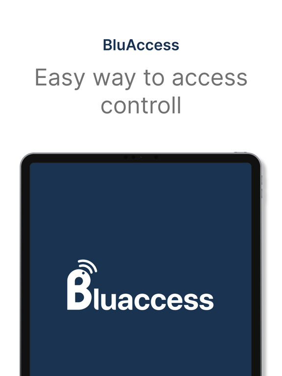 BluAccess iPad 应用截图