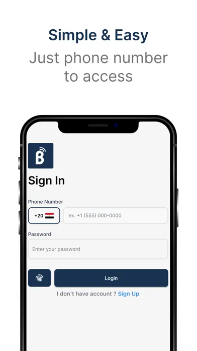 Tangkapan layar BluAccess