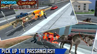 Capturas de tela do Horse Carriage Transport 3d