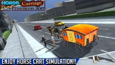 Capturas de tela do Horse Carriage Transport 3d